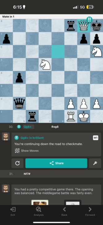 Finally got to play my favorite checkmate pattern!