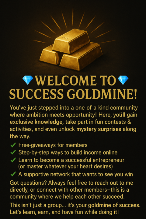 💎 Welcome to Success Goldmine! 💎