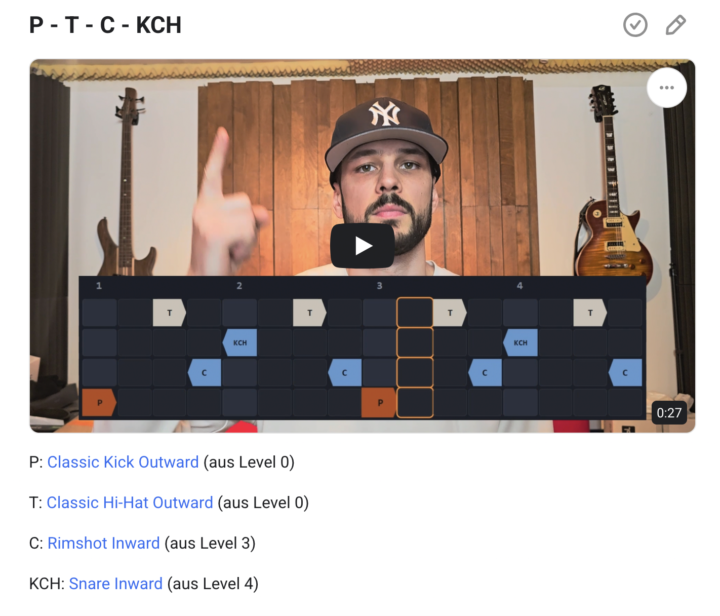 Neues Pattern: P - T - C - KCH