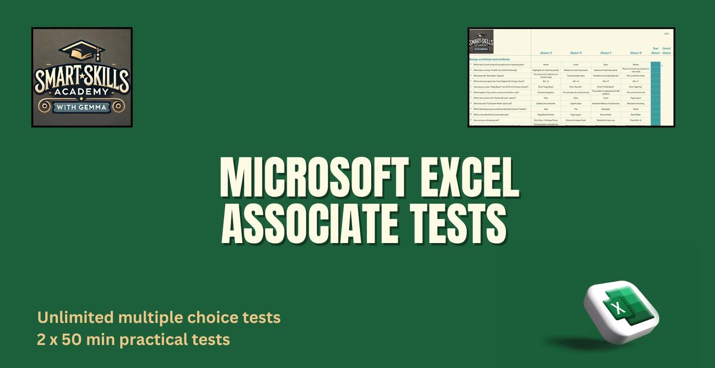 Microsoft Excel Associate Tests