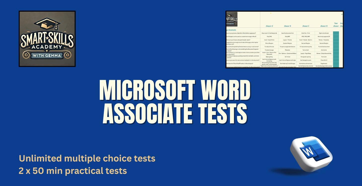 Microsoft Word Associate Tests