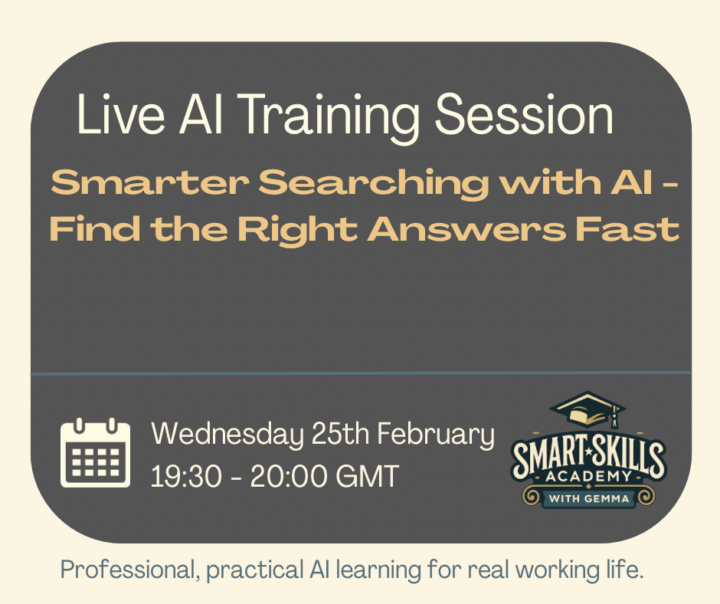 Weekly AI Training – LIVE This Wednesday! 🎉
