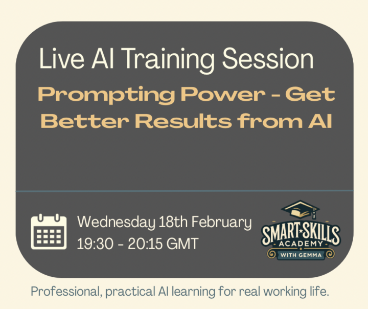 Weekly AI Training – LIVE This Wednesday! 🎉
