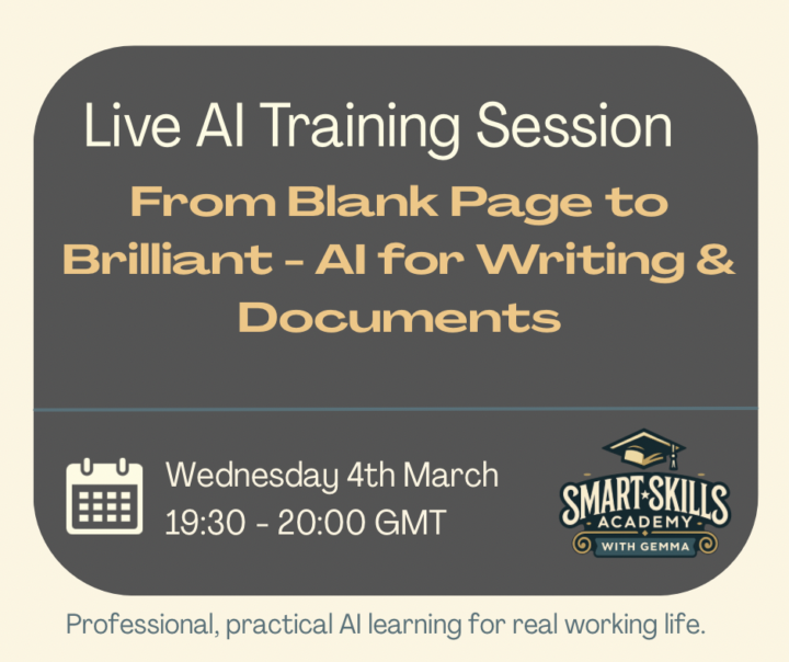 Weekly AI Training – LIVE This Wednesday! 🎉