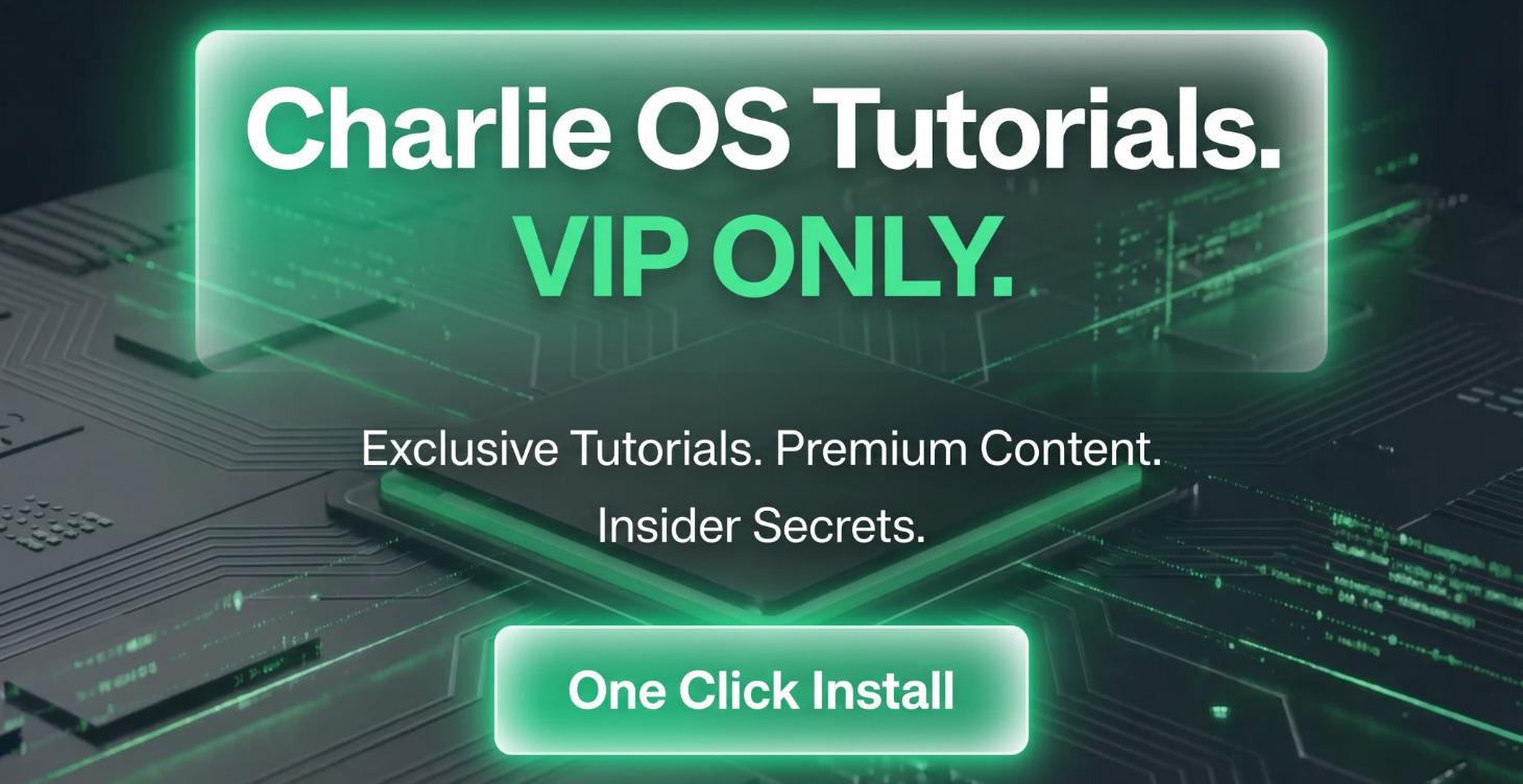 VIP: Charlie OS Tutorials