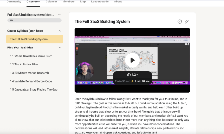 🚨 Full SaaS / AI as a Service Course Coming Up!
