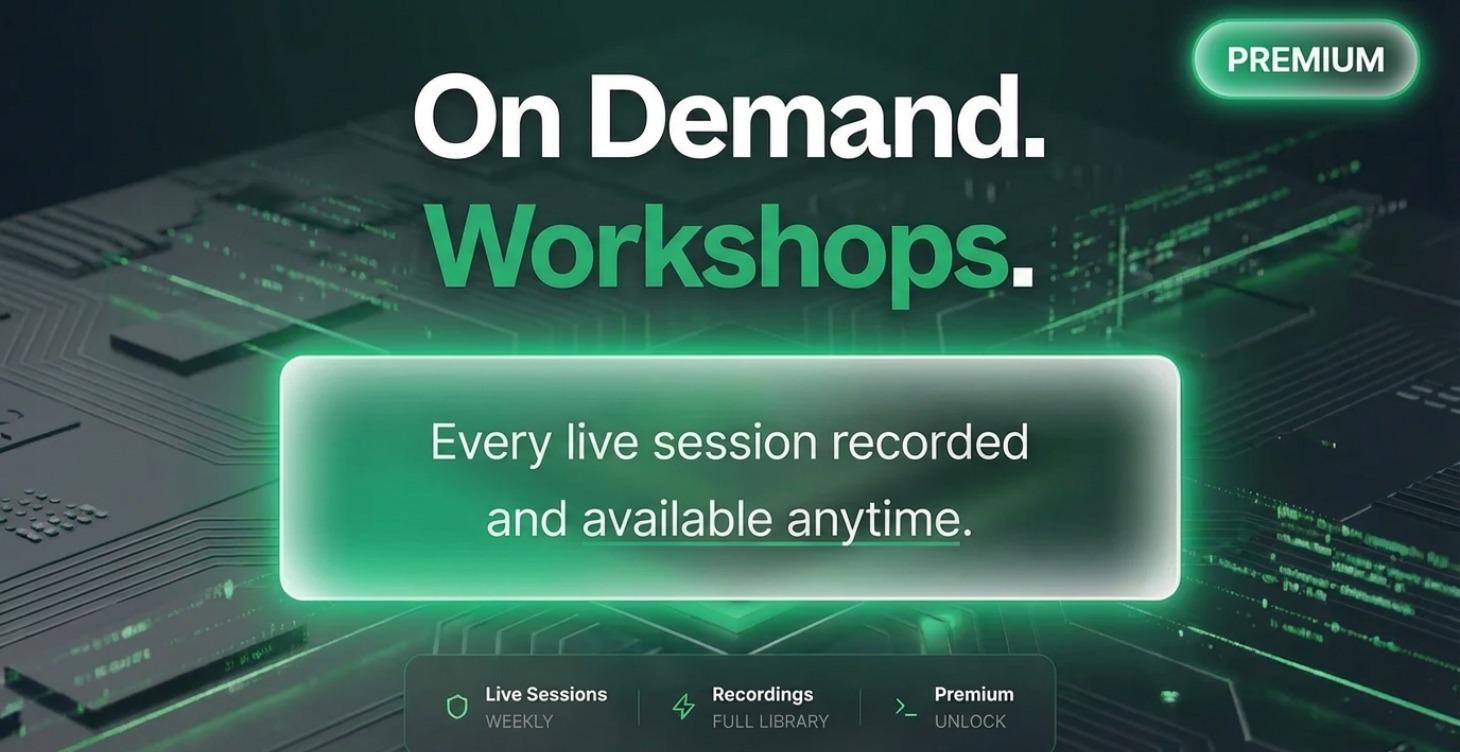 PRO: On Demand Workshops ̶(̶$̶9̶7̶)̶