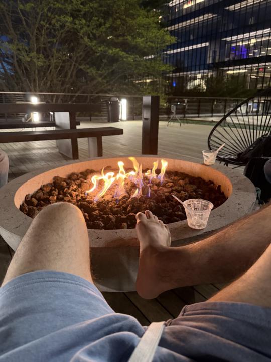 Wonderful night to gain perspective