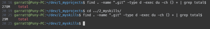Checking your gits < GitHub Limit