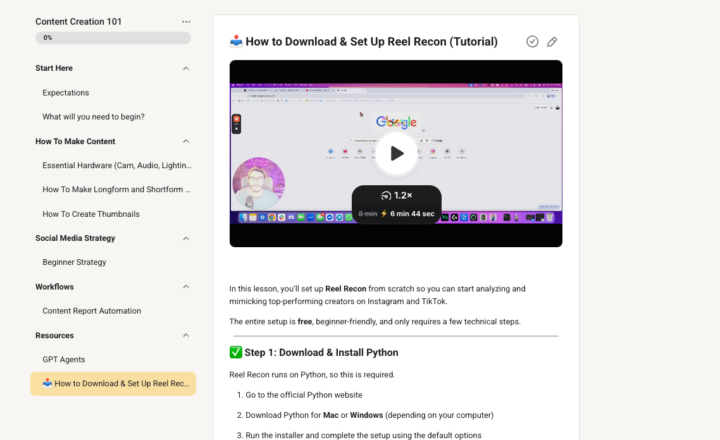 ⭐ NEW: FREE Instagram/TikTok Short Form Software