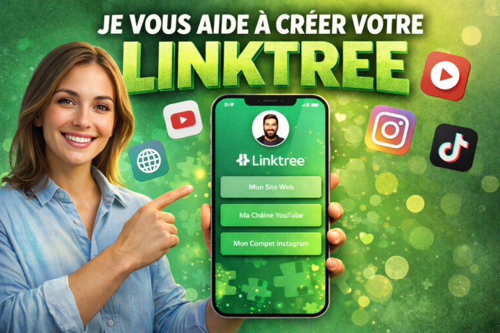 ✨"JE VOUS AIDE A CREER VOTRE LINKTREE"