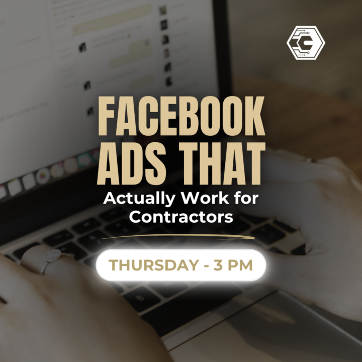 Contractors, what’s your top Facebook Ads challenge right now?