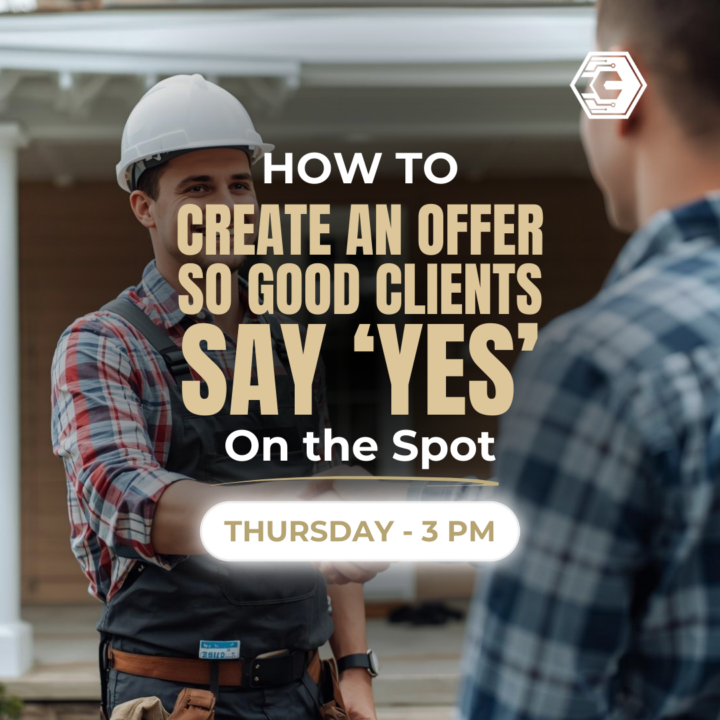 If you're still hearing “we need to think about it”? .. this one is for you