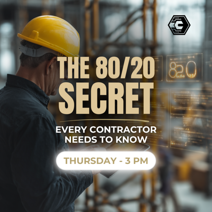 Contractors: Are You Spending 80% of Your Time on Stuff That Barely Pays Off? 🤔
