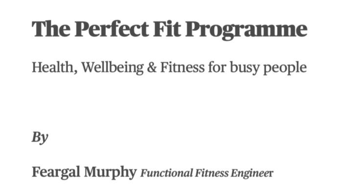 The Perfect Fit Programme