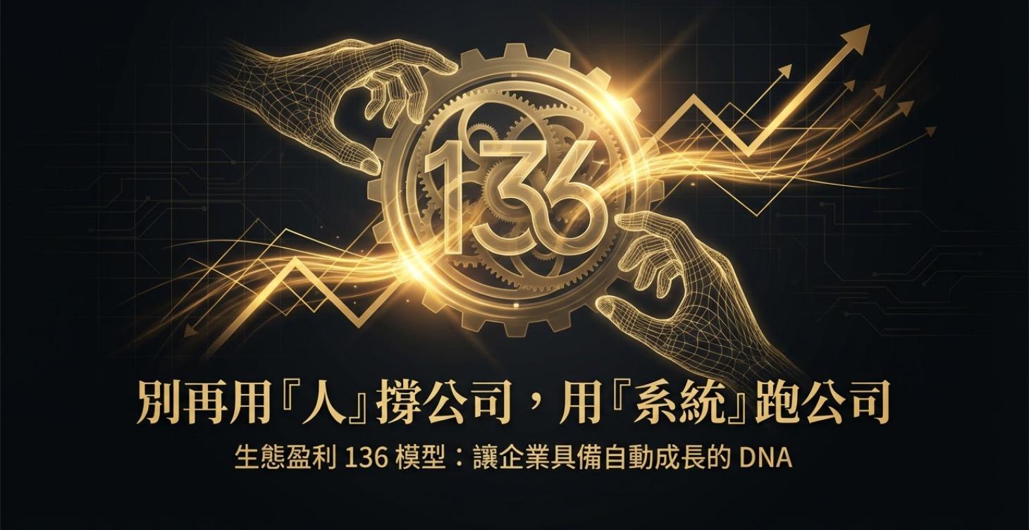 商業模式升級課：從人撐公司到系統跑公司