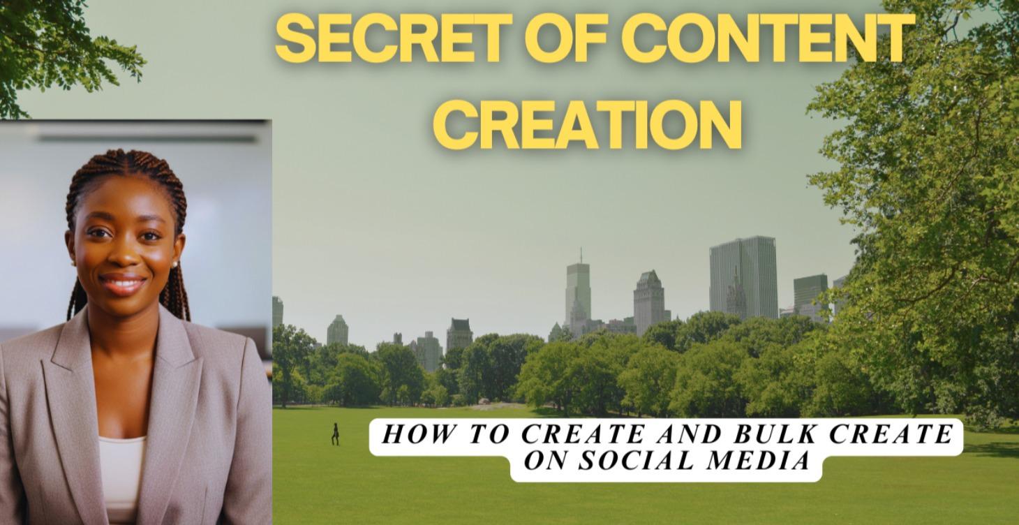 CONTENT CREATION STRATEGIES