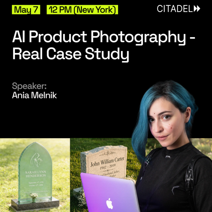 🎙 Reminder: Live - AI Product Photography - Real Case Study