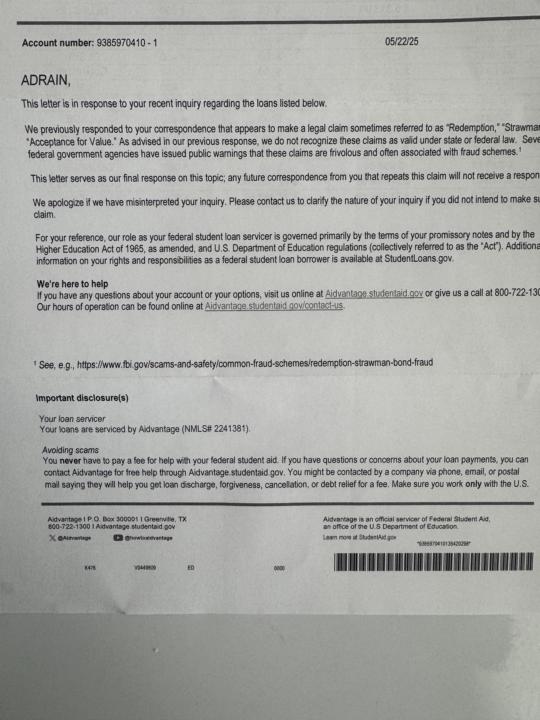 Update on Redemption Bill Pay