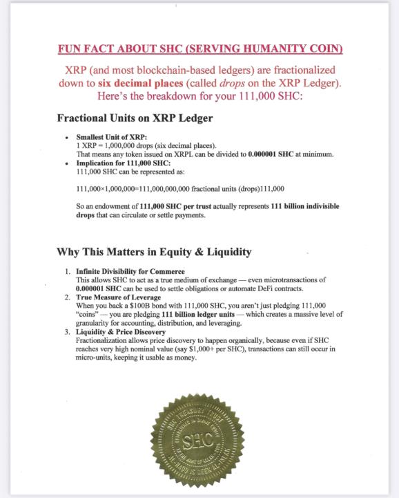 The Power of SHC on the XRP Ledger