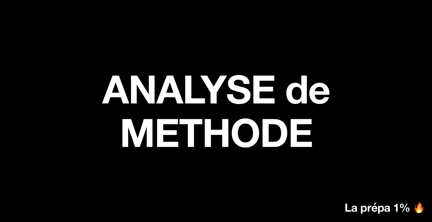 Analyse de méthode