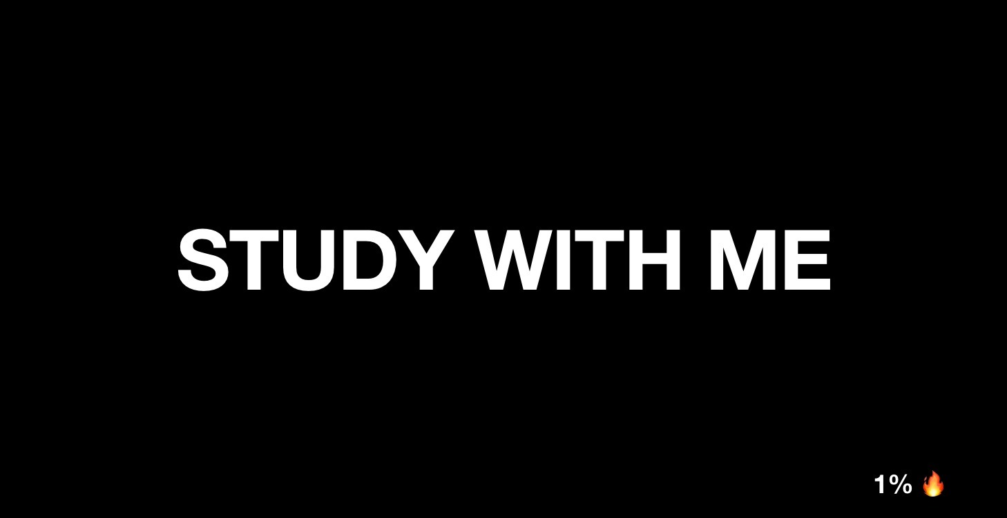 Study with me 📖