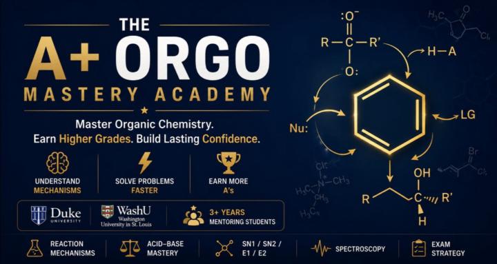 The A+ Orgo Mastery Academy