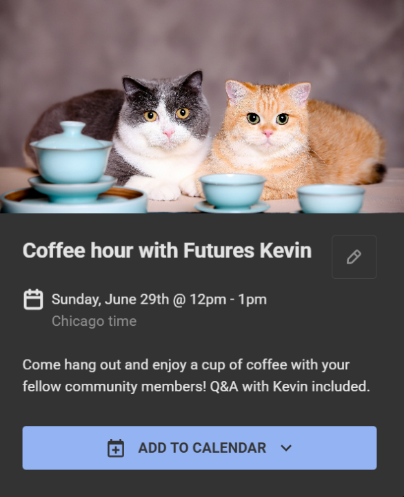 Sunday Coffee Hours