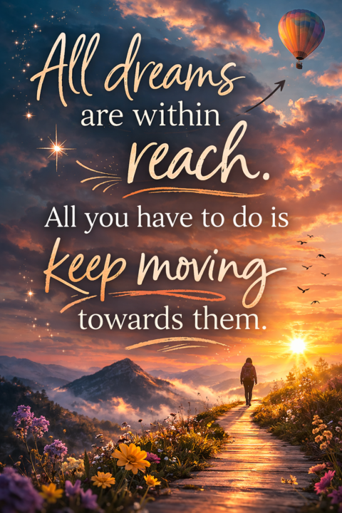 Daily Inspiration #53 -  Reach For Your Dreams