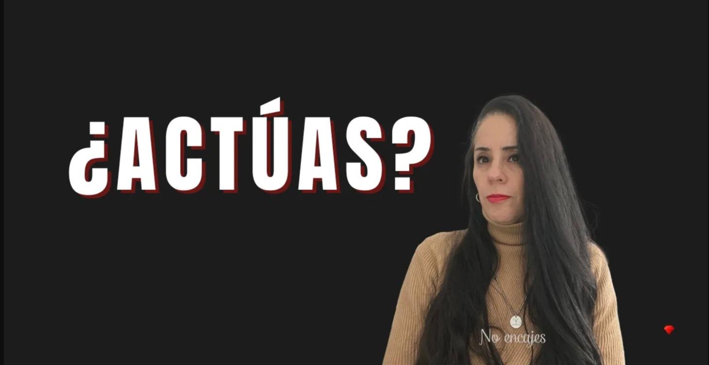 ¿Estás viviendo como tú... o como tu PERSONAJE?