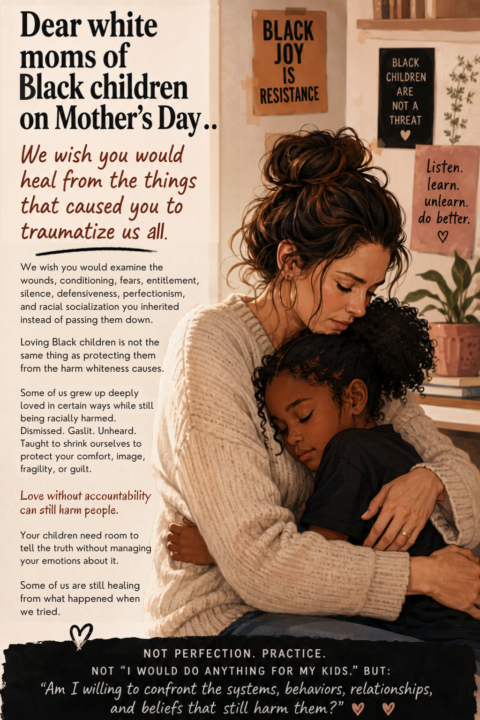 Dear White Moms of Black Children on Mother's Day