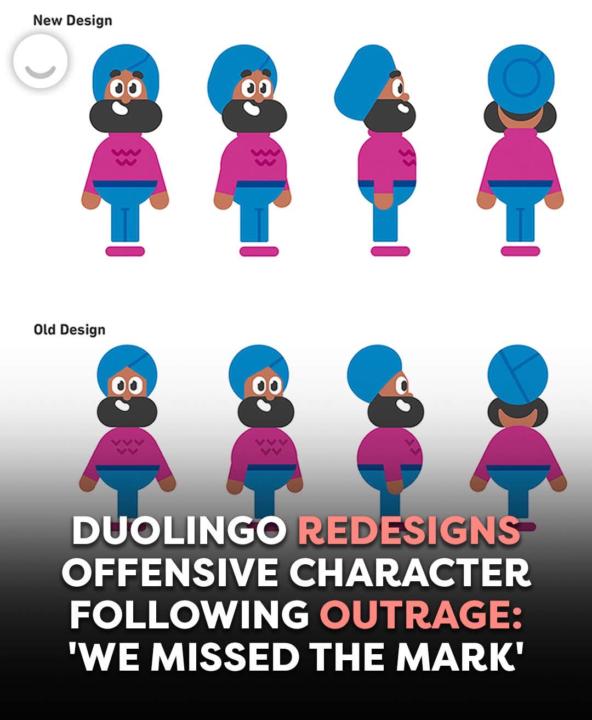 Duolingo Redesigned a Character after Cultural concerns 