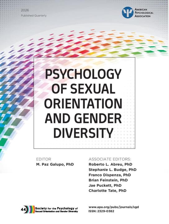Sexual Orientation and Gender Diversity 