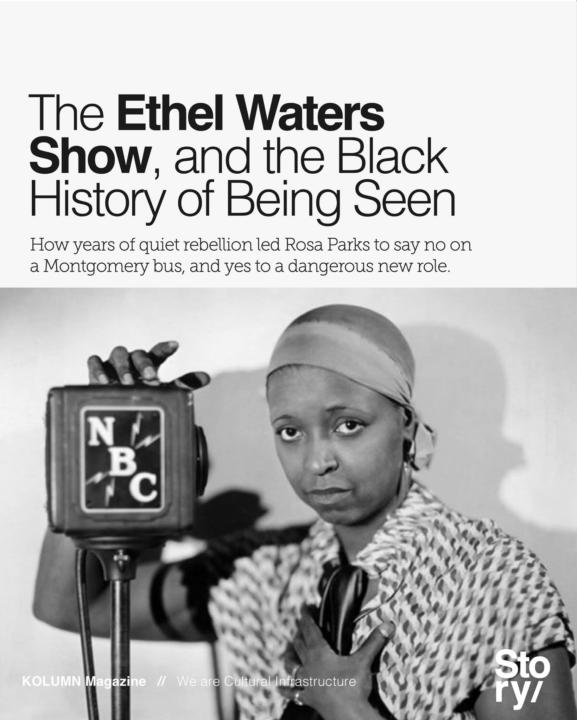 The Ethel Waters Show, and the Black History of Being Seen