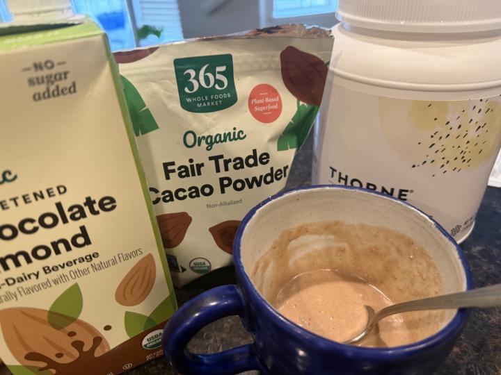 Hot chocolate protein!