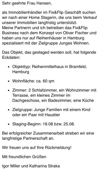 HS Anfrage - Rundmail????