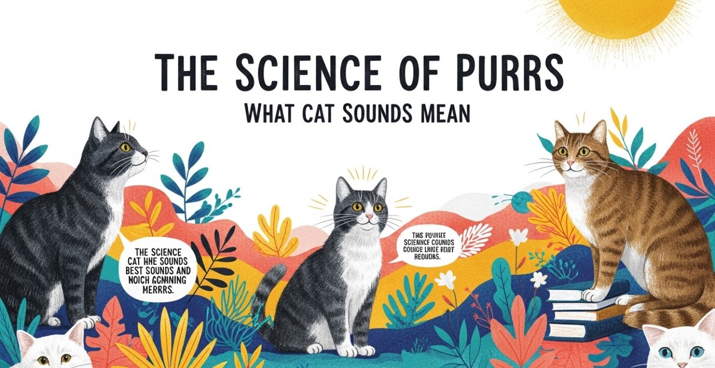 🐾 The Science of Purrs: What Cat Sounds Mean