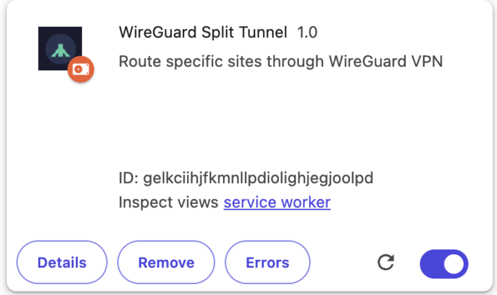 I used Openclaw to create a VPN Split Tunneling Chrome extension