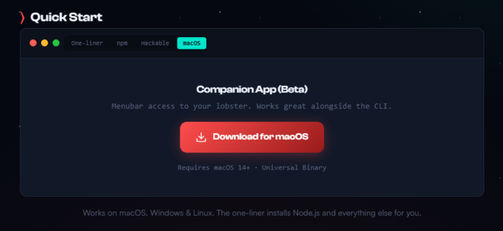 Open Claw Companion App