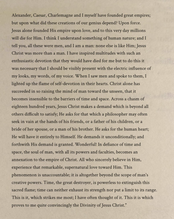 Do we need to add Napoleon to the list?