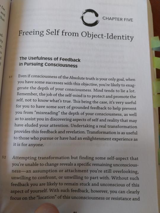 Feedback in contemplation?