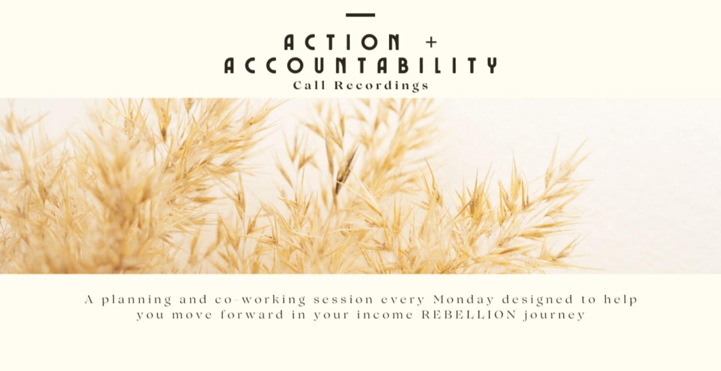 Action and Accountability Session Recordings