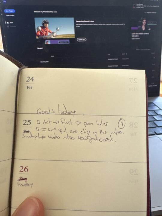 My intentions for today☀️