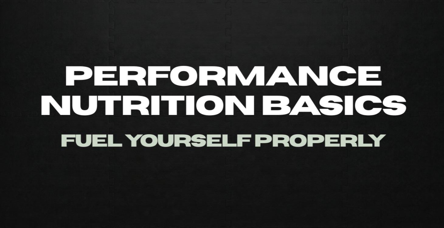 FREE COURSE: Performance Nutrition Basics