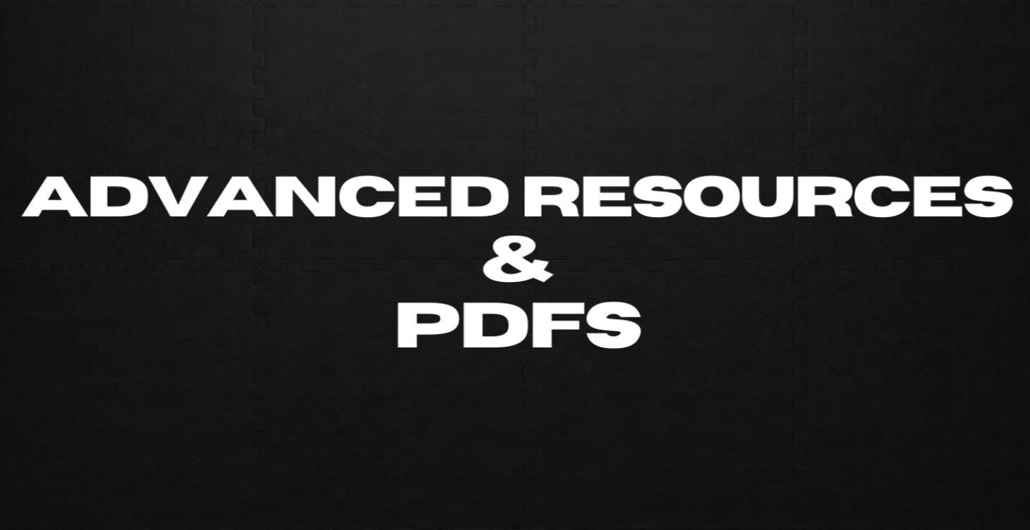 Advanced Resources and PDF's
