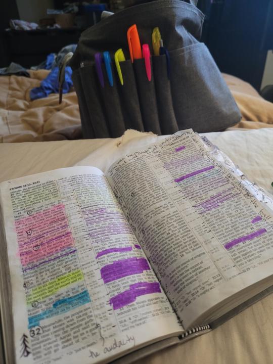 Comfy bible time