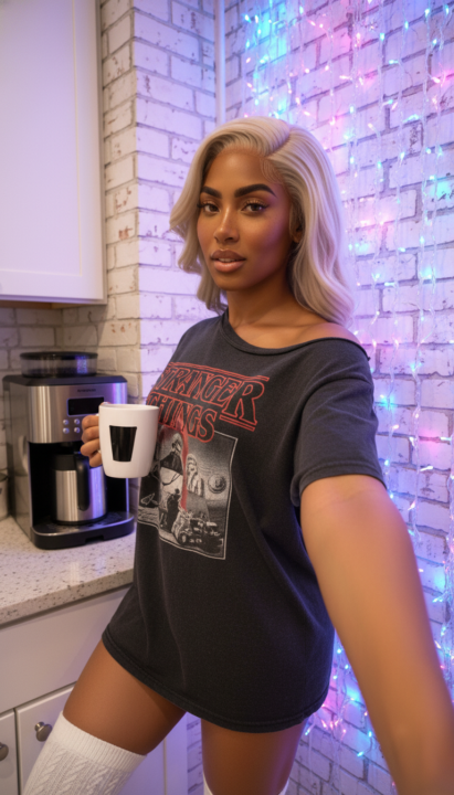 Stranger Things T-shirt prompt 