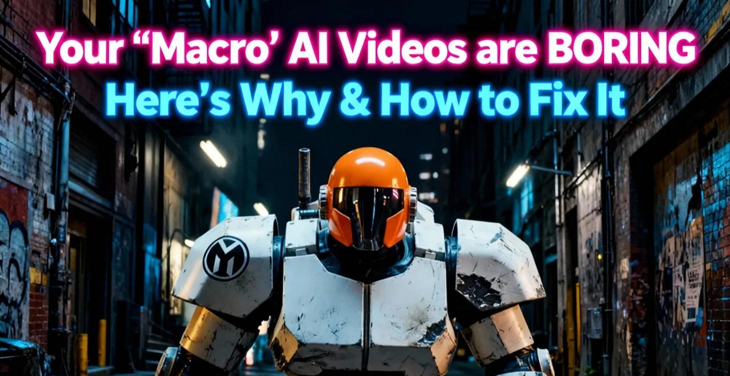 Your 'Macro' AI Videos are BORING.
