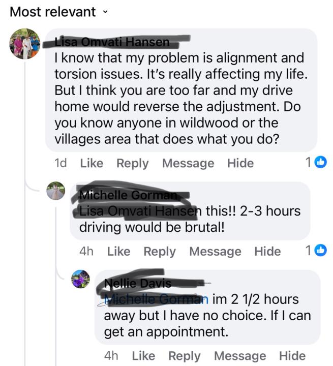 Remember I said there pts. That see my ads & have tried everything?