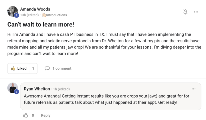 A PT in Texas Getting "Jaw Dropping" Results w/ The Methods!